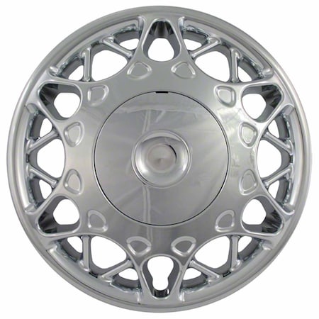 Coast2Coast 15", 12 Split Spoke, Chrome Plated, Plastic, Set Of 4, Lug Covers IWC44115C